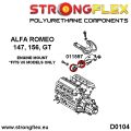 Alfa Romeo 147 156 GT 011597B: Poduszka - stabilizator silnika v6 Alfa Romeo 147 011597B 107,23 zł