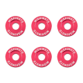 Ozdobne śrubki i podkładki Mishimoto Fender Washer Kit małe czerwone MMFW-SM-6RD 85,01 zł
