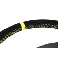 Kierownica sportowa FMIC.Pro Classic zamszowa 350mm odsadzenie 33mm żółta-5