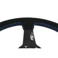 Kierownica sportowa FMIC.Pro Track zamszowa 350mm odsadzenie 33mm niebieska-4