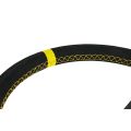 Kierownica sportowa FMIC.Pro Track zamszowa 350mm odsadzenie 90mm żółta-5