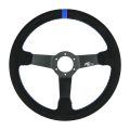 Kierownica sportowa FMIC.Pro Track zamszowa 350mm odsadzenie 90mm niebieska-3