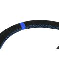 Kierownica sportowa FMIC.Pro Track zamszowa 350mm odsadzenie 90mm niebieska-5