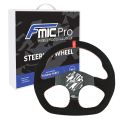 Kierownica sportowa FMIC.Pro D-Shape zamszowa 325mm odsadzenie 42mm czerwona-1