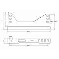 Mocowanie boczne fotela kubełkowego FMIC.Pro FIA 360 x 125 mm-4