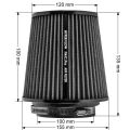 Stożkowy filtr powietrza FMIC.Pro dł. 100mm średnica montażowa 100mm FP-FILTER-100-102-N 109,00 zł-4