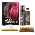 Leather Expert Strong Care Kit zestaw do czyszczenia i pielęgnacji skóry 200ml+250ml 450ml-1