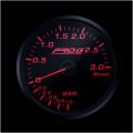 Wskaźnik Pro G Race Series RC, doładowania Boost 3 Bar RED 52mm PRG-15025 449,00 zł