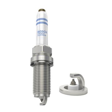 Świeca zapłonowa BOSCH Double Platinum 0 241 245 673 dla Audi A3 Q2 TT Porsche Macan Seat Leon Skoda Octavia VW Volkswagen Golf Polo 1.8 2.0 40 45 TFSI
