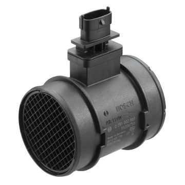 Przepływka Przepływomierz Masowy Powietrza BOSCH 0 281 002 861 do Alfa Romeo 159 Fiat Doblo Grande Punto 1.9 JTD JTDM 16V