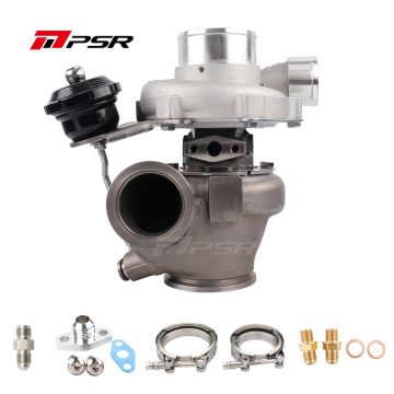 Turbosprężarka Pulsar PSR 2867 Gen2 .72 2.5" V-Band wlot 5 Bolt wylot Billet 15psi Łożyska kulkowe
