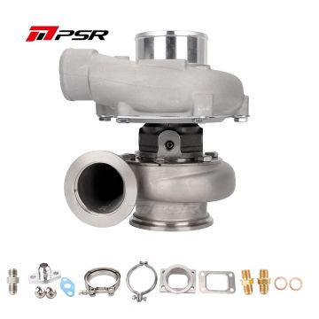 Turbosprężarka Pulsar PSR 3576 Gen2 .82 Stal nierdzewna Adapter T3 wlot 3" V-Band wylot Łożyska kulkowe
