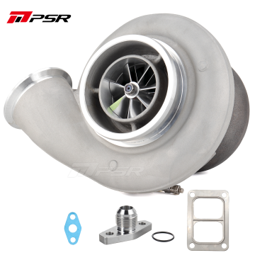 Turbosprężarka Pulsar PSR 475DG 1.45 T6 Divided wlot 3/4" Marmon wylot Łożyska kulkowe