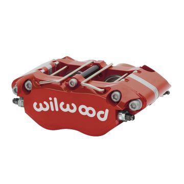 Uniwersalny zacisk hamulcowy 4 tłoczkowy Wilwood 120-10000 Narrow Dynapro czerwony