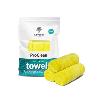 KAVALIER ProClean Microfiber Towel - SoftExtreme Plush Perfection 3pack