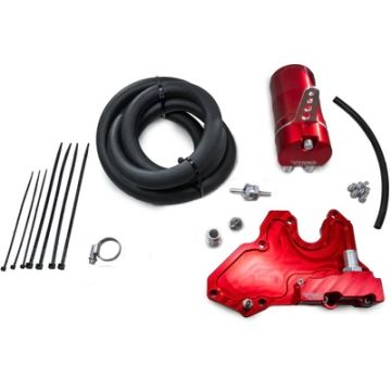 Oil Catch Can Kit Large Red 17 mm RTMG Performance for 1.8 / 2.0 TSI EA888.3 