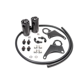 Dual Catch Can Kit for Mitsubishi EVO 8-9 Fluid Lock Radium Engineering