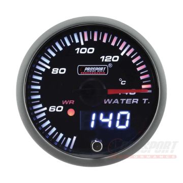 Prosport JDM Series 52mm - Wskaźnik temperatury wody z wodoodpornym czujnikiem