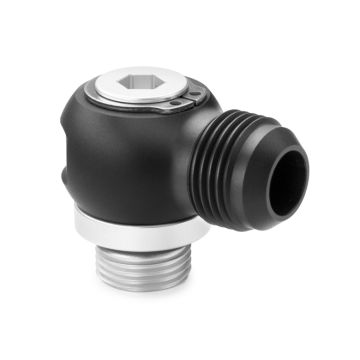 Nuke Performance AN-10 Full Flow Swivel Banjo to AN-8 Male Fitting Adapter