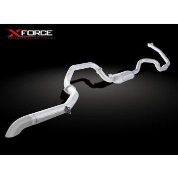 Układ wydechowy XForce Toyota Landcruiser 1990-1998 80 Series TD Wagon stal nierdzewna