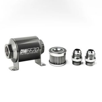 DeatschWerks In-Line Fuel Filter Kit -10AN 5 Micron 70mm DW-8-03-070-005K-10 490,00 zł