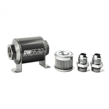DeatschWerks In-Line Fuel Filter Kit -10AN 10 Micron 70mm USA-DW-8-03-070-010K-10 484,99 zł