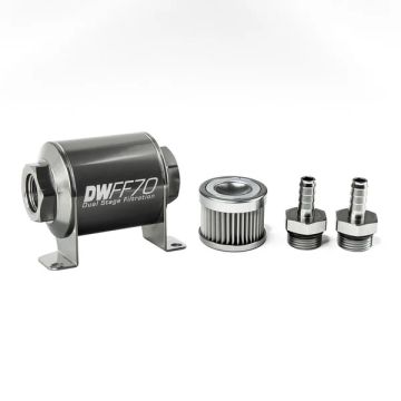 DeatschWerks In-Line Fuel Filter Kit 3/8IN 10 Micron 70mm DW-8-03-070-010K-38 480,00 zł