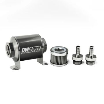 DeatschWerks In-Line Fuel Filter Kit 3/8IN 40 Micron 70mm USA-DW-8-03-070-040K-38 480,00 zł