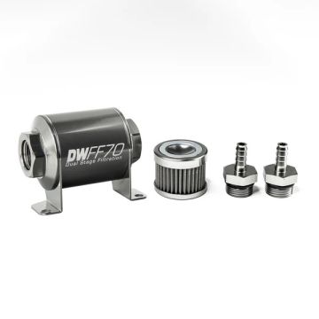 DeatschWerks In-Line Fuel Filter Kit 5/16IN 40 Micron 70mm DW-8-03-070-040K-516 484,99 zł