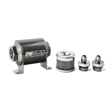 DeatschWerks In-Line Fuel Filter Kit -6AN 40 Micron 70mm DW-8-03-070-040K-6 407,99 zł
