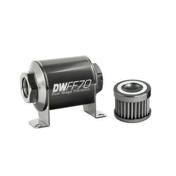 DeatschWerks In-Line Fuel Filter Kit -10AN Female 40 Micron 70mm USA-DW-8-03-070-040K 410,00 zł