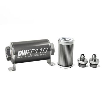 DeatschWerks In-Line Fuel Filter Kit -6AN 10 Micron 110mm DW-8-03-110-010K-6 644,99 zł