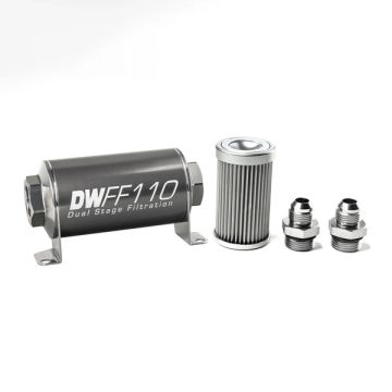 DeatschWerks In-Line Fuel Filter Kit -8AN 10 Micron 110mm DW-8-03-110-010K-8 649,99 zł