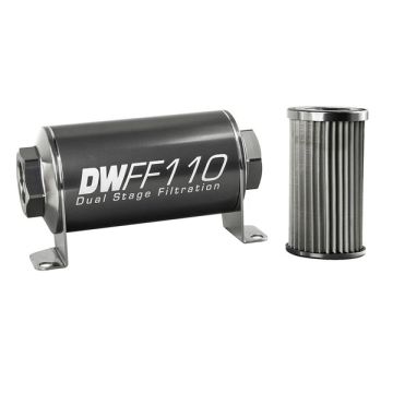 DeatschWerks In-Line Fuel Filter Kit -10AN Female 10 Micron 110mm USA-DW-8-03-110-010K 574,99 zł