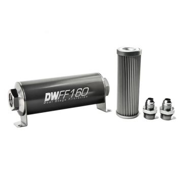 DeatschWerks In-Line Fuel Filter Kit -8AN 10 Micron 160mm DW-8-03-160-010K-8 894,98 zł
