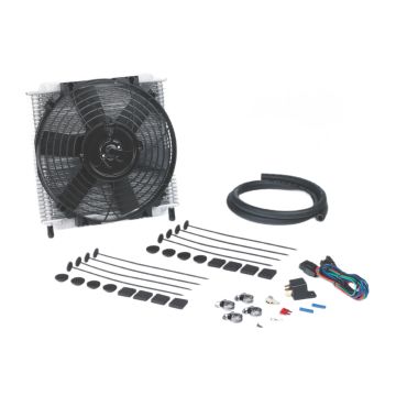 Davies Craig DC692 zestaw chłodnicy oleju skrzyni biegów 30 Plate 10" Fan Combo 24V