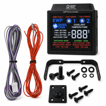 Davies Craig DC8103 EWP moduł cyfrowego sterownika pompy wody i wentylatora z kolorowym wyświetlaczem LCD
