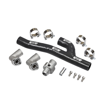 Davies Craig DC8621 adapter bloku silnika EWP Big Block z czarnym wężem Chevrolet V8