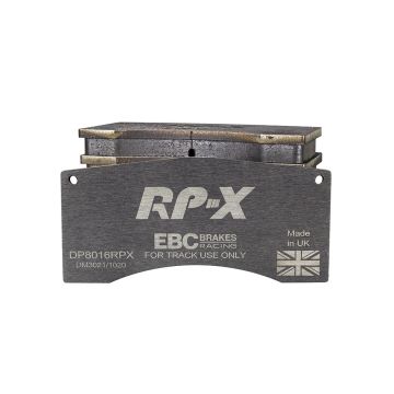 DP8016RPX Sportowe klocki hamulcowe RP-X Racing EBC Brakes Ferrari F355 Mitsubishi Lancer Evo 8 FQ-400 Subaru Impreza Prodrive P1 Ford Saleen Mustang Mitsubishi F355 Challenge Lancer Evo 8