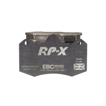 DP8036RPX Sportowe klocki hamulcowe RP-X Racing EBC Brakes Lotus Evora Exige Series 3 MORGAN Aero 8 NOBLE M12 Renault Clio Mk2 Seat Ibiza 6L TVR Cerbera Sagaris Tamora T350 Tuscan Typhon Lotus Evora Exige MORGAN Aero 8 NOBLE M12 Holden Australia and New Z