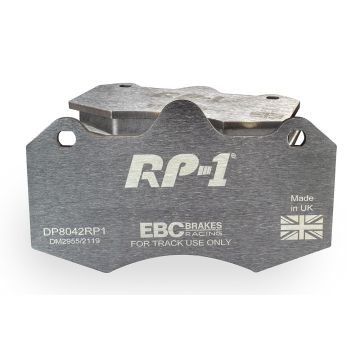 DP8042RP1 Sportowe klocki hamulcowe RP-1 Racing EBC Brakes Aston Martin Vanquish Vanquish S GINETTA F400 G60 Lotus Evora MORGAN Plus 8 Aero 8 Aero Coupe Aeromax Aero Supersports VAUXHALL VXR8 VXR8 GTS Aston Martin Vanquish Vanquish S Lotus Evora MORGAN Ae