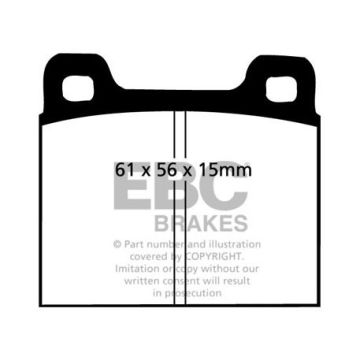 DP8104RP1 Sportowe klocki hamulcowe RP-1 Racing EBC Brakes Porsche 911 911E 911 S 911 T 912 912E 914 914/6 DINO 246 308 Ferrari 208 246 308 GT4 308 Mondial Lancia Stratos Maserati Biturbo Spyder Ghibli AM336 Karif Racing Shamal 222 228 420 422 425 430 911