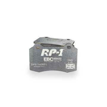 DP81140RP1 Sportowe klocki hamulcowe RP-1 Racing EBC Brakes Alfa Romeo 147 156 GTV Spider BUGATTI EB110 Chrysler USA Viper Citroen DS3 Dodge USA Viper DS DS3 Ferrari 360 F430 Fiat Coupe Ford Focus Mk1 KTM Lancia Lotus Esprit MG XPOWER SV Peugeot 208 Mk1 Q