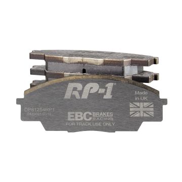 DP81254RP1 Sportowe klocki hamulcowe RP-1 Racing EBC Brakes Honda S2000 Civic 7th Gen EP4 ACURA CSX Canada Type S RSX Type S Honda S2000 Civic 7th Gen EP3 Type-R Civic 8th Gen FN2 Type-R Integra Not UK DC5 Type-S Civic Si