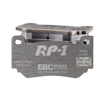 DP81377RP1 Sportowe klocki hamulcowe RP-1 Racing EBC Brakes CATERHAM 7 7 Race Upgrade 7 CSR GTM Libra Lotus Elise Series 2 Elise Series 3 Europa Exige Series 2 MG F Trophy TF MINI ZENOS E10 E10 S E10 R ZOLFE GTC4 Lotus Exige Europa SE Mini Hatch 1st Gen R