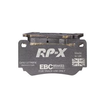 DP81377RPX Sportowe klocki hamulcowe RP-X Racing EBC Brakes CATERHAM 7 7 Race Upgrade 7 CSR GTM Libra Lotus Elise Series 2 Elise Series 3 Europa Exige Series 2 MG F Trophy TF MINI ZENOS E10 E10 S E10 R ZOLFE GTC4 Lotus Exige Europa SE Mini Hatch 1st Gen R