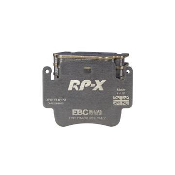DP81514RPX Sportowe klocki hamulcowe RP-X Racing EBC Brakes Porsche Boxster 986 Cayman 987 Porsche 911 996 911 997 Boxster S Cayman 911 996 Carrera 911 996 Carrera 4 911 996 Carrera Targa 911 996 Carrera S 911 997 Carrera Boxster 986 S Cayman 987 S 911 99