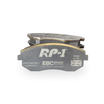 DP81661RP1 Sportowe klocki hamulcowe RP-1 Racing EBC Brakes Subaru Impreza Impreza Sport Legacy BL5 Legacy BP5 Legacy Legacy BPD Legacy BLD Legacy BRD Outback Saab 9-2X Subaru Baja Forester SG Forester SH Impreza Impreza Outback Legacy Outback Impreza R I