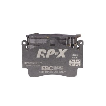 DP81920RPX Sportowe klocki hamulcowe RP-X Racing EBC Brakes Porsche Boxster 987 Boxster Spyder 987 Boxster 981 Boxster 718 Cayman 987 Cayman 981 Cayman 718 Porsche Boxster Boxster S Boxster Spyder Boxster 718 Cayman Cayman Sport Cayman 718 Boxster 981 S B