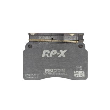 DP82070RPX Sportowe klocki hamulcowe RP-X Racing EBC Brakes AC MK VI Aston Martin DB9 Vantage Audi RS3 8P TTRS quattro 8J TTRS quattro Plus 8J BMW ALPINA B10 E39 CUPRA Leon Ferrari 612 Renault Seat Leon 5F Chevrolet Camaro 5th Gen Corvette C6 Corvette C7 